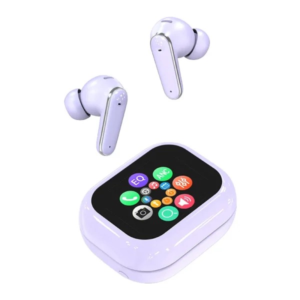 Real Time Translation Headphones Full Color Smart Screen ANC ENC HIFI Waterproof for Android IOS