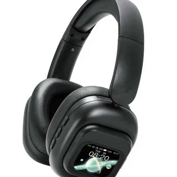 Over-Ear Wireless Headphones | JL Chipset, Touch LCD Screen, Active Noise Cancelling